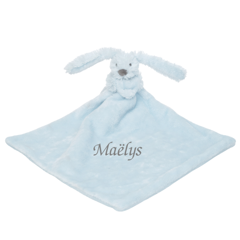  - richie the rabbit - plush with comforter light blue 40 cm 